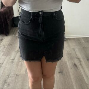 Madewell “Rigid Denim A-Line” Skirt size 27